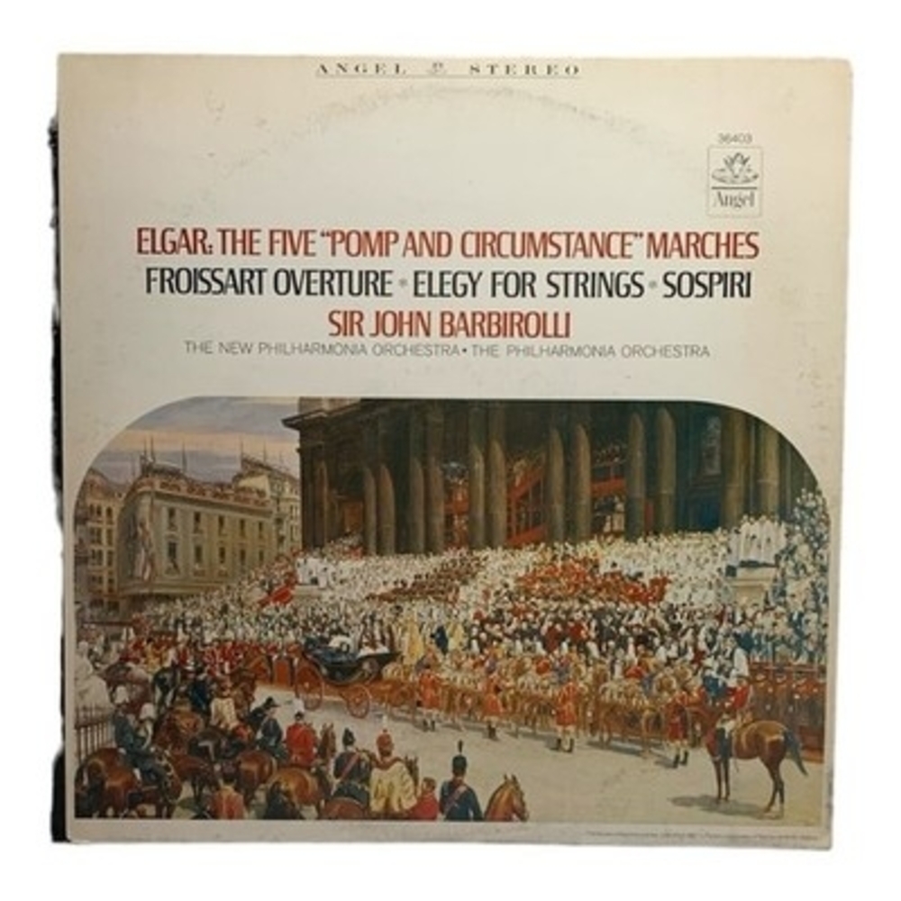 LP Sir Edward Elgar - The  Five "Pomp And Circumstance" Marches Vinyl Record